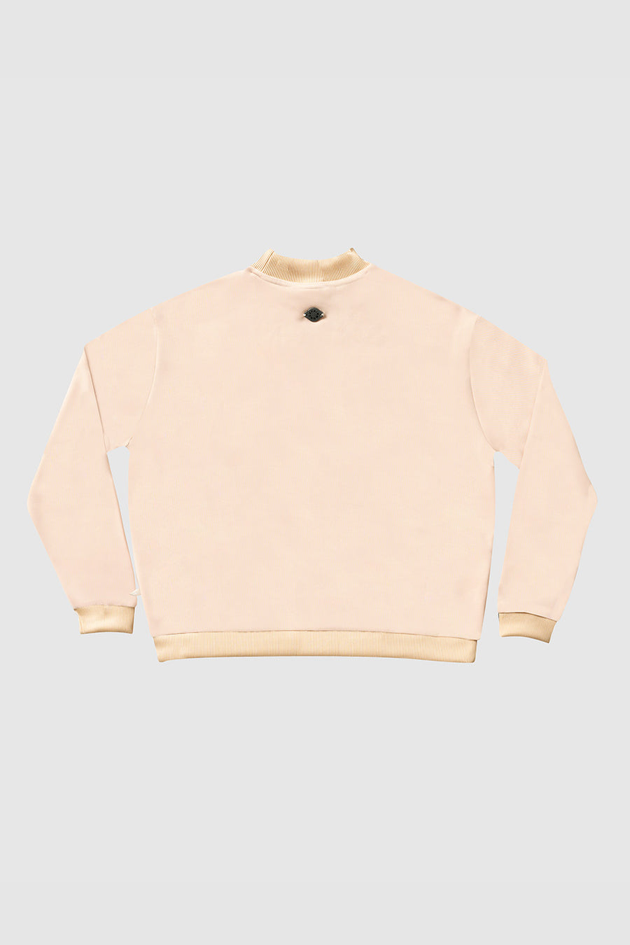 Recycled Embroidered Sweater - Beige